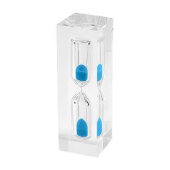 【新着商品】アクリル 砂時計 1分 3分 5分 時計 防水時計 お風呂用 軽量 コンパクト サウナグッズ サウナ サウナウォッチ 時間管理 おしゃれ (ブルー 5分)