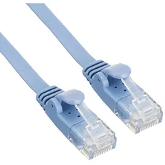 エレコム LANケーブル CAT6 2m 爪折れ防止コネクタ スーパーフラット ブルー LD-GF2/BU2 0