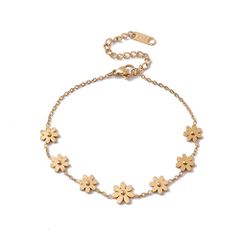 デイジー　お花　ブレスレット
