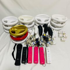 【ジャンク】 Nintendo wii リモコンプラス　モーションプラス　ハンドル　ヌンチャク　まとめ売り