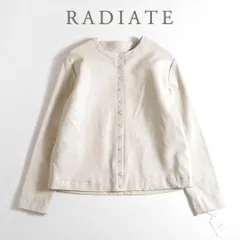 555y*新品 RADIATE ラディエイト エコレザー ノーカラージャケット