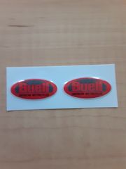 BUELL ビューエル ロゴ 3D 35mm  ステッカーセット