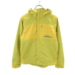 adidas アディダス ウインドブレーカー S イエロー メンズ 古着