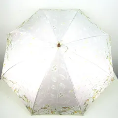 ランセル 折りたたみ傘 花柄 ブランド 収納時約40cm レディース ライトピンク LANCEL 【中古】のサムネイル