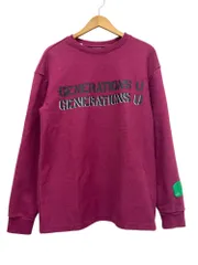GUESS (ゲス) ×  GENERATIONS スエット トレーナー LOGO SWEAT M0GMK1K7704 S エンジ メンズ/045