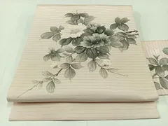 名古屋帯 美品 秀品 落款あり 金彩 正絹 手染作家 内山晴祥 手描き 名古屋帯 美品 秀品 落款あり 金彩 正絹 手染作家 内山晴祥