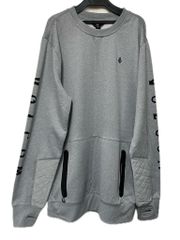 ▽VOLCOM　撥水トレーナー　グレー　Mサイズ　G2452001　00321