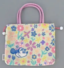 【中古】バッグ ミニーマウス IN MY RIBBON(インマイリボン) 手つき巾着 「ディズニー×FEILER」