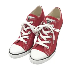 CONVERSE コンバース  オールスター ヒールOX  レッド系 24.5 レディース [240101465579]