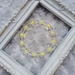 017 ハンドメイド ブレスレット イエロー