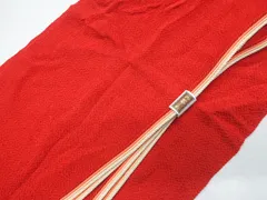 【一輝堂】【着物】和装小物　帯締め帯揚げセット　平組　ちりめん　帯締　帯揚　25w04-5320