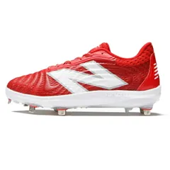 ニューバランス New Balance 野球スパイクシューズ ウレタンソール 埋め込み金具 一般用 L4040TR7 レッド ワイズ2E P革加工不可