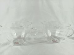 ボダム　BODUM　吹きガラス製法　マグカップ　2個セット