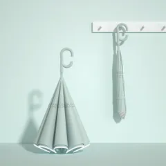 ☆ ミントグリーン ☆ 逆さ傘 ワンタッチ lyum133 逆さ傘 ワンタッチ さかさかさ 逆さま傘 長傘 雨傘 傘 かさ カサ ジャンプ傘 レディース メンズ 耐風 丈夫 はっ水 撥水 シンプル 無地 通勤 通学 雨 梅雨 おしゃれ オシャレ