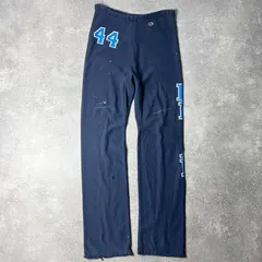 雰囲気系 80s USA製 Champion カレッジ プリント リバースウィーブ スウェット パンツ L / 80年代 アメリカ製 トリコ チャンピオン トレーナー