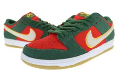 ナイキ NIKE SB エスビー DUNK LOW PRO PRM Seattle Supersonics ダンク ロー シアトル スーパーソニックス FZ1287-300 26 赤 緑 レッド グリーン ブランド古着ベクトル 中古▲■250224のサムネイル