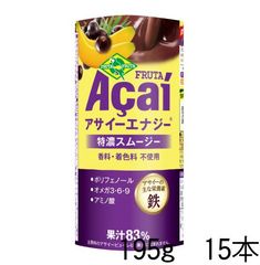 アサイードリンク フルッタフルッタ 特濃スムージー195g 15本