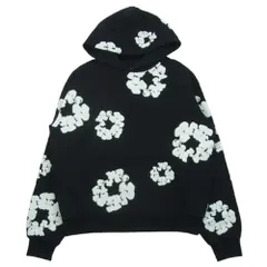 デニム ティアーズ DENIM TEARS Cotton Wreath コットン リース パーカー プルオーバー ポルトガル製 ブラック系 L【中古】