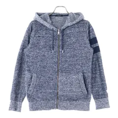 ブラックレーベルクレストブリッジ✨シアサッカー フーディパーカー ネイビー M ブラックレーベル・クレストブリッジ BLACK LABEL CRESTBRIDGE