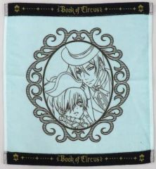 [중고] 잡화 세바스찬 & 시엘 수건 [흑집사 Book of Circus 추억의 상자 정원- Garden of Recollection -전]