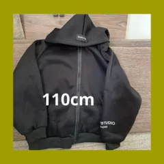 パーカー　ブラック　110cm キッズ服　長袖