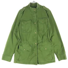 美品 GAP ギャップ 長袖 ミリタリージャケット XS カーキ レディース 古着