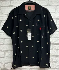 ◾️HOUSTON ヒューストン SOUVENIR SHIRT (VIETNAM TIGER) スーベニアシャツ 刺繍 虎柄 ブラック【Ho-41242】のサムネイル