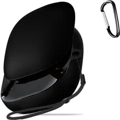 【在庫処分】Anker Soundcore Liberty 5用 ケース カバー【HUKWIMO】 カラビナ付き+ストラップ付き 耐衝撃 防水 防塵 装着充電可能 全面保護 キズ防止 Soundcore Liberty 5 対応 アンカー イヤホンケース [ブ