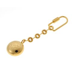 ロエベ / LOEWE　ペブル キーリング / キーホルダー　C621232XFR　メタル　ゴールド 【中古】 商品番号 E-158121