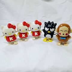 1995年★当時物　ハローキティ　バッドばつ丸　おさるのもんきち　ゼンマイ　おもちゃ　レトロ　まとめ売り