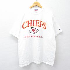 90sUSA製 ルーニーテューンズ×NFLカンザスシティチーフス 霜降りT 