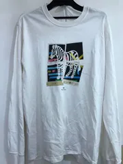 ◆Paul Smith　ポールスミス　ロンT　ゼブラ　XXＬ　白　シャツ　長袖　中古◆17476★