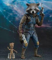[중고] 피겨 SHFiguarts 로켓 & 베이비 그루트 [가디언즈 오브 갤럭시 : 리믹스] 영혼 웹 상점 한정