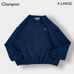 champion スウェットXL ビッグサイズ ワンポイント トレーナー 刺繍
