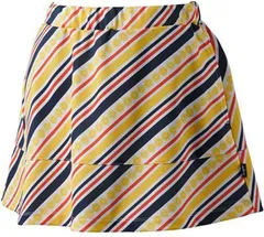 【新品　Sサイズのみ】prince（プリンス）レディース ウィメンズ スカート テニスウェア バドミントンウェア 吸汗速乾 UVケア　ネイビー×イエロー WS0319-352-S