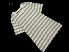 URBAN RESEARCH アーバンリサーチ ボーダー カットソー size38/白ｘグレー ■◆ レディース