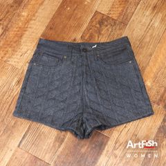 G-STAR RAW/25インチ/デニム ショートパンツ 91679D.6384  裏起毛 リーフ柄 厚手 ジースターロウ 新品/インディゴ/ky633/