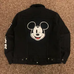 M リーバイス ディズニー ミッキーマウス 90周年 シェルパ デニム ジャケット