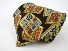 ヴァレンティノ・ガラヴァーニ ブランドネクタイ 総柄 シルク イタリア製 メンズ ブラック Valentino Garavani 【中古】