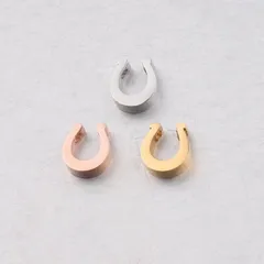 ステンレス ホースシュー 馬蹄 パーツ ネックレストップ1個