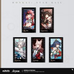 崩壊：スターレイル・公式　フィルム型 カード（群星邀約）景元　ゼーレ　白露　セーバル　三月なのか　雲璃　椒丘　飛霄　霊砂　乱破