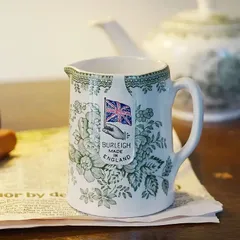 グリーン アジアティック フェザンツ バーレイ社 タンカートジャグ S イギリス製 ミルクピッチャー おしゃれ 英国製 生活雑貨