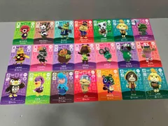 【21枚セット】アミーボカード　どうぶつの森　ぺりみ　カイゾー　4ごう　3ごう　グラさん　キンカク　おくたろう　しもやけ　つかさ等