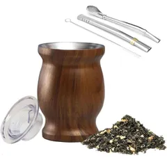 レザー製マテ茶カップとストロー Amazon｜マテ茶カップ ステンレス製 アルゼンチン230ml