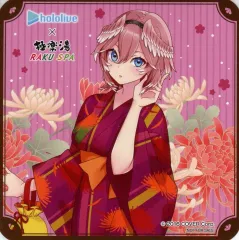 【中古】コースター 鷹嶺ルイ(等身/浴衣ver.) オリジナルコースター 「バーチャルYouTuber ホロライブ×極楽湯・RAKU SPAコラボ第四弾 フロライフ」 コラボメニュー注文特典
