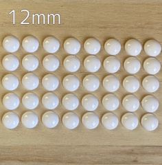 12mm デカールアイ　作製用　土台　20ペア
