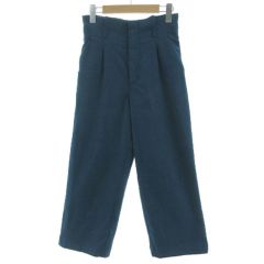 マディソンブルー MADISONBLUE BAGGY SLACKS FLANNEL バギー スラックス パンツ ワイド ウール センタープレス 01  ダークグレー /HS □OS□SH - メルカリ