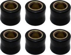 Funriche 互換品 互換 バイク リアショックブッシュ ショックアブソーバー 車 オートバイ ゴムブッシュ 衝撃吸収 交換 黒 内径 12mm(内径12mm)