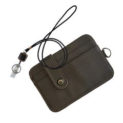 【新着商品】伸びる 縦型 icカードケース おしゃれ リール付き メンズ 本革 レディース レザー 社員証入れ 首掛け 名札入れ 定期入れ カードケース パスケース ＨＡＲＵＣＯ] 男女兼用 [Ｈ (DarkGrey)