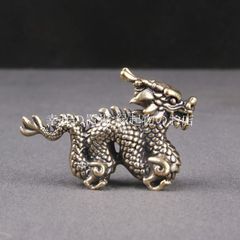 瑞獣 風水 麒麟 龍 置物 真鍮製 縁起物 聖獣 招福 邪気払い 夫婦円満 子孫繁栄 災難除け 平穏 鎮宅 運気上昇 インテリア 玄関 リビング 書斎 デスク 小型 コンパクト お守り パワースポット 招財 成功 出世 健康 長寿 贈り物 辰年